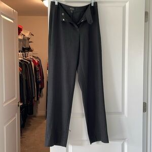 Gray Tropical Wool Diana Trousers from high end designer St John.  Size 6